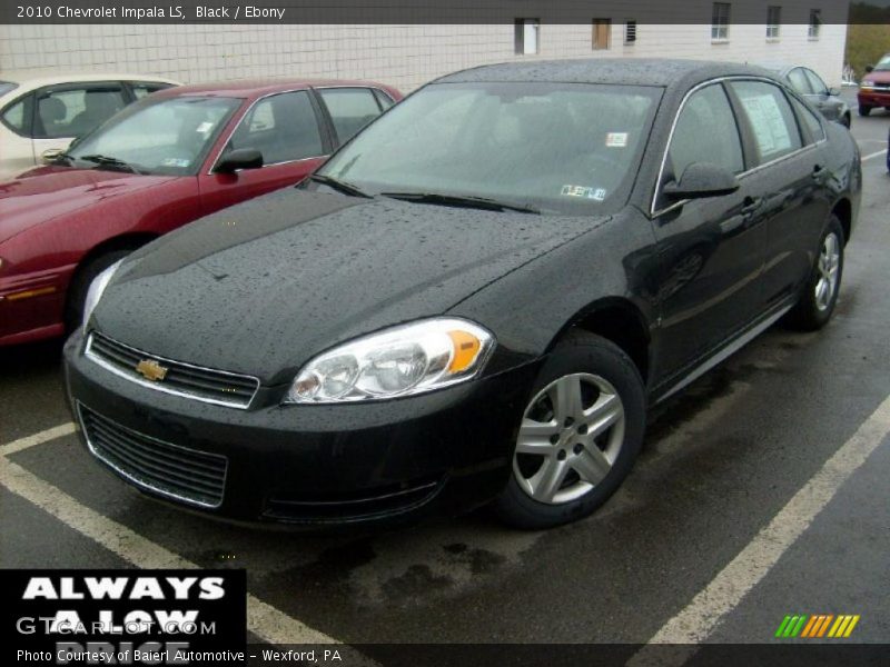 Black / Ebony 2010 Chevrolet Impala LS