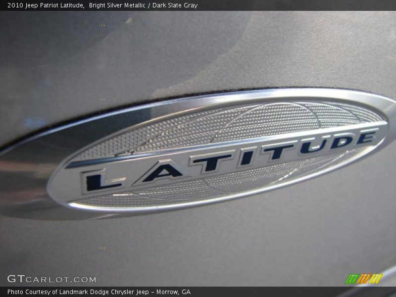 Bright Silver Metallic / Dark Slate Gray 2010 Jeep Patriot Latitude