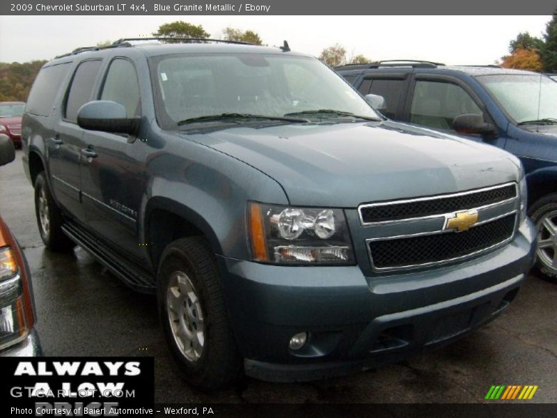 Blue Granite Metallic / Ebony 2009 Chevrolet Suburban LT 4x4