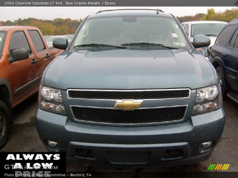 Blue Granite Metallic / Ebony 2009 Chevrolet Suburban LT 4x4