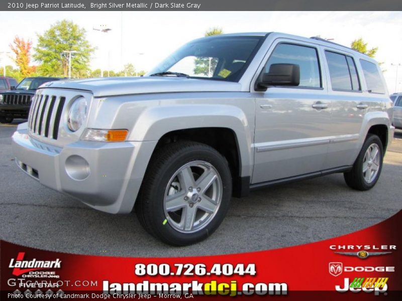 Bright Silver Metallic / Dark Slate Gray 2010 Jeep Patriot Latitude