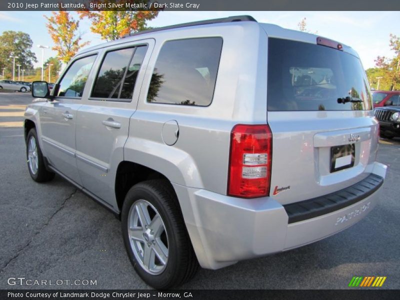 Bright Silver Metallic / Dark Slate Gray 2010 Jeep Patriot Latitude