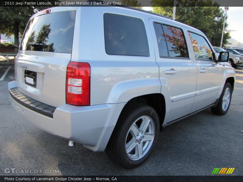 Bright Silver Metallic / Dark Slate Gray 2010 Jeep Patriot Latitude