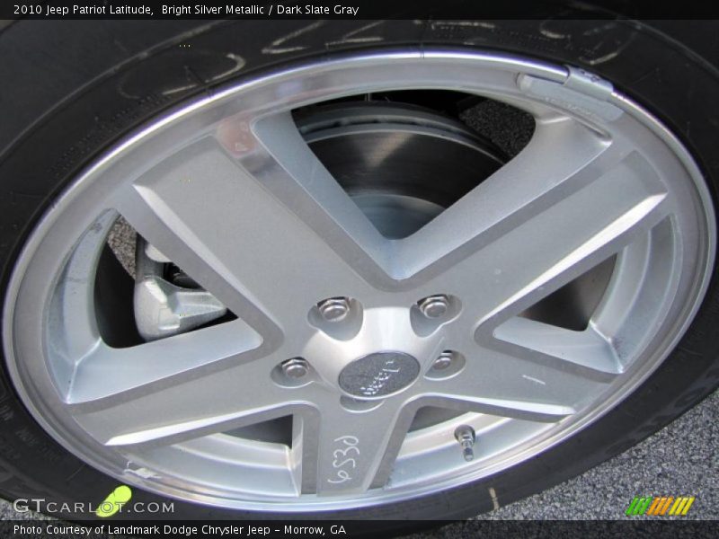 Bright Silver Metallic / Dark Slate Gray 2010 Jeep Patriot Latitude