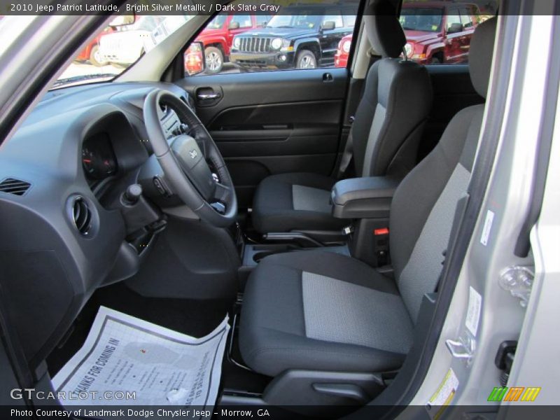 Bright Silver Metallic / Dark Slate Gray 2010 Jeep Patriot Latitude