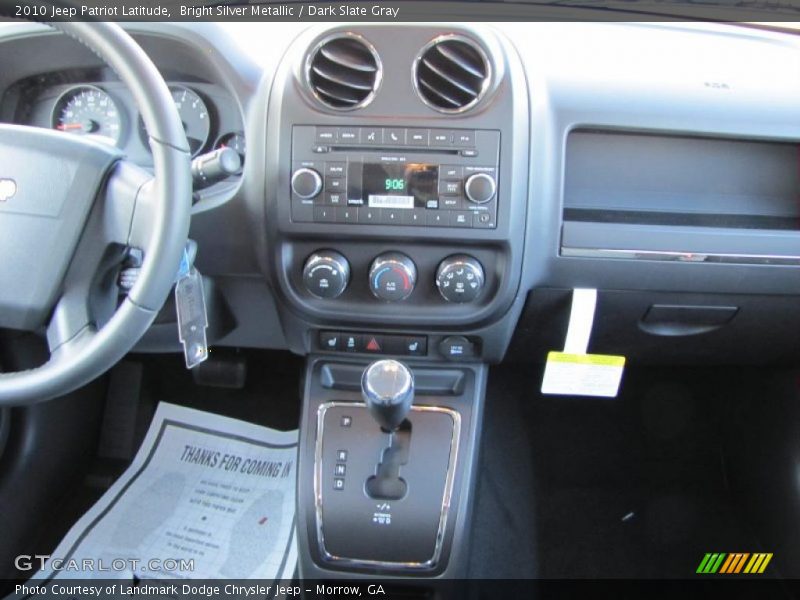 Bright Silver Metallic / Dark Slate Gray 2010 Jeep Patriot Latitude