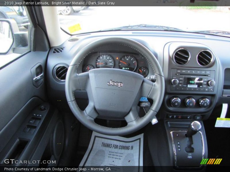 Bright Silver Metallic / Dark Slate Gray 2010 Jeep Patriot Latitude