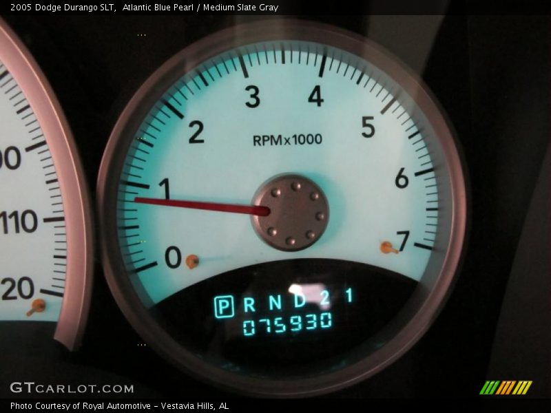 Atlantic Blue Pearl / Medium Slate Gray 2005 Dodge Durango SLT