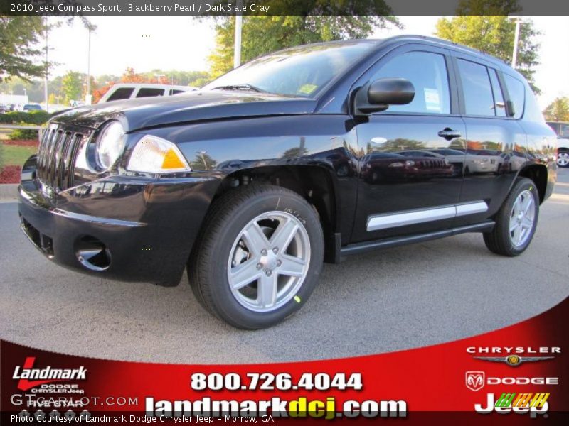 Blackberry Pearl / Dark Slate Gray 2010 Jeep Compass Sport