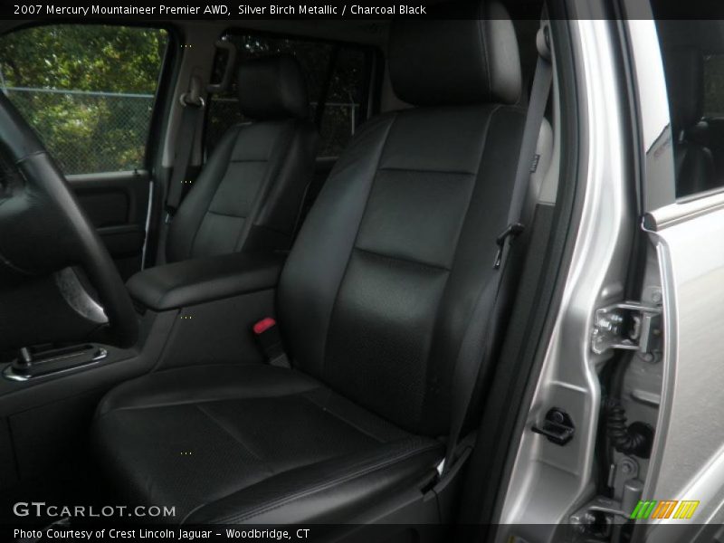 Silver Birch Metallic / Charcoal Black 2007 Mercury Mountaineer Premier AWD