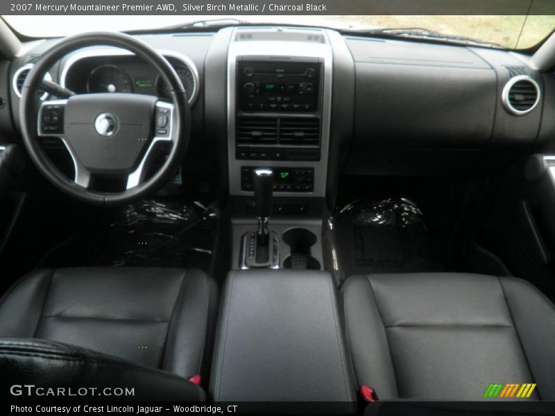 Silver Birch Metallic / Charcoal Black 2007 Mercury Mountaineer Premier AWD
