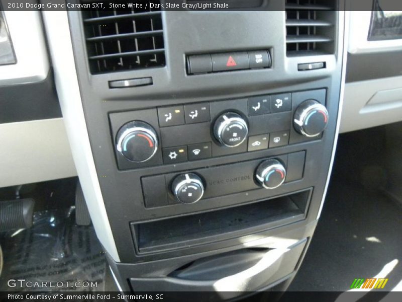 Stone White / Dark Slate Gray/Light Shale 2010 Dodge Grand Caravan SXT