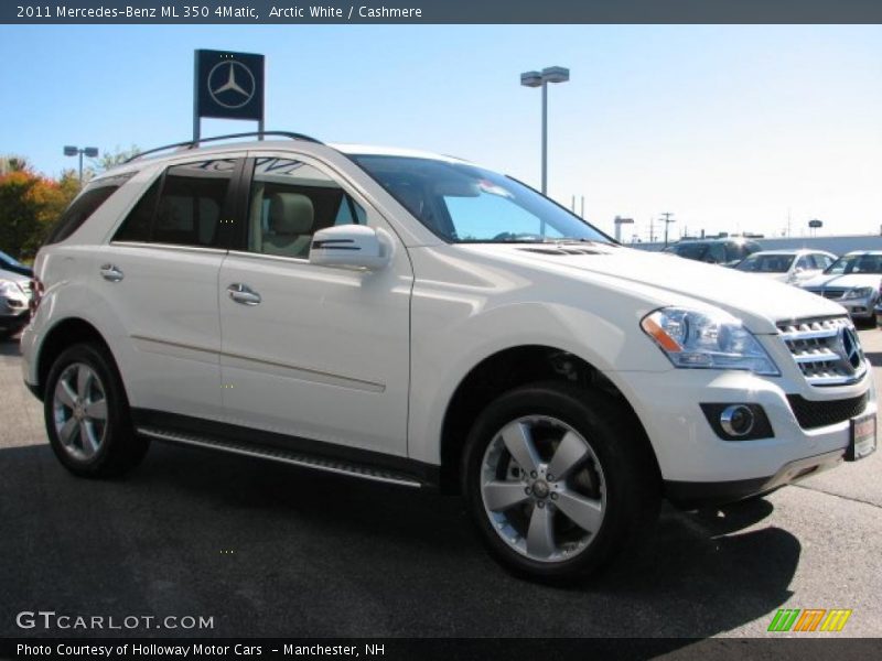 Arctic White / Cashmere 2011 Mercedes-Benz ML 350 4Matic