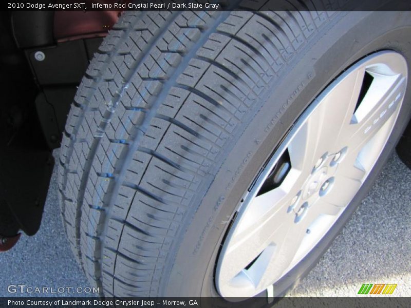 Inferno Red Crystal Pearl / Dark Slate Gray 2010 Dodge Avenger SXT