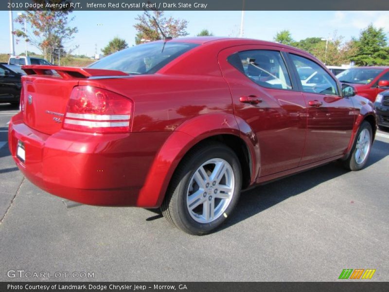 Inferno Red Crystal Pearl / Dark Slate Gray 2010 Dodge Avenger R/T