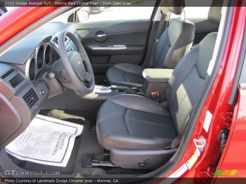 Inferno Red Crystal Pearl / Dark Slate Gray 2010 Dodge Avenger R/T