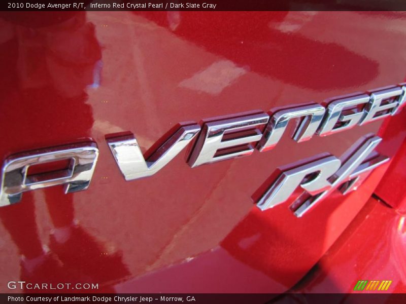Inferno Red Crystal Pearl / Dark Slate Gray 2010 Dodge Avenger R/T