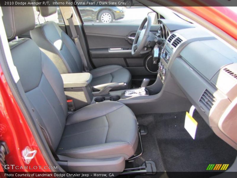 Inferno Red Crystal Pearl / Dark Slate Gray 2010 Dodge Avenger R/T