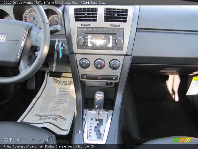 Inferno Red Crystal Pearl / Dark Slate Gray 2010 Dodge Avenger R/T