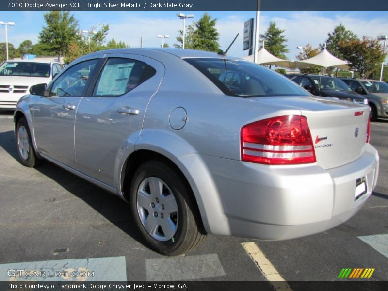 Bright Silver Metallic / Dark Slate Gray 2010 Dodge Avenger SXT