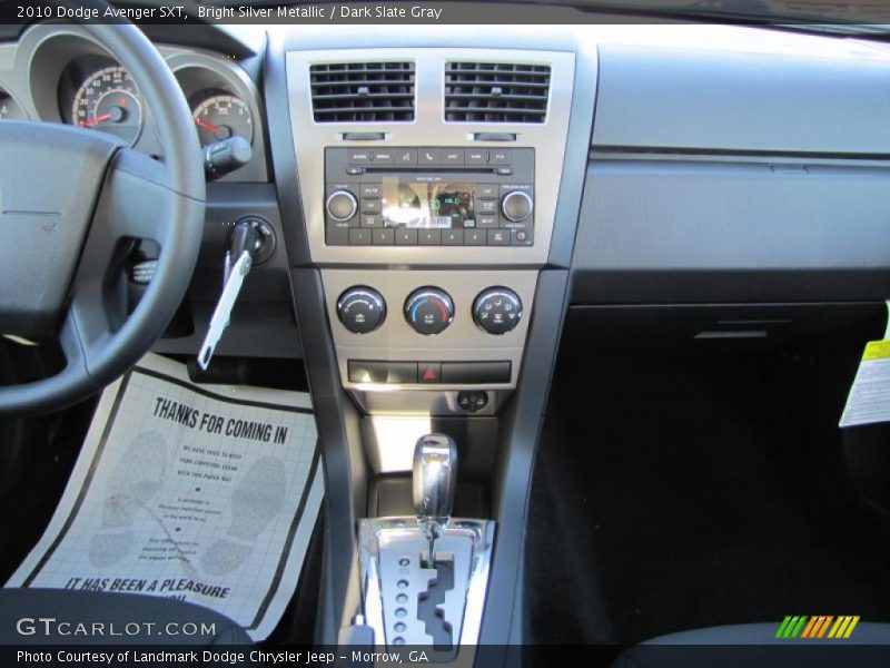 Bright Silver Metallic / Dark Slate Gray 2010 Dodge Avenger SXT