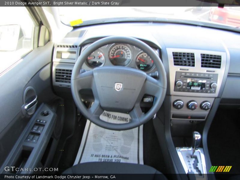 Bright Silver Metallic / Dark Slate Gray 2010 Dodge Avenger SXT