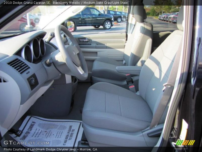 Blackberry Metallic / Medium Slate Gray/Light Shale 2010 Dodge Grand Caravan SE