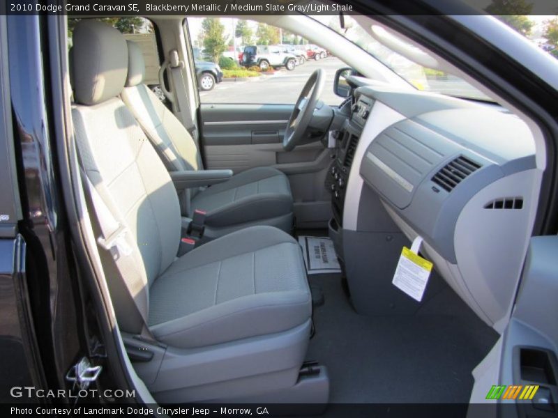 Blackberry Metallic / Medium Slate Gray/Light Shale 2010 Dodge Grand Caravan SE