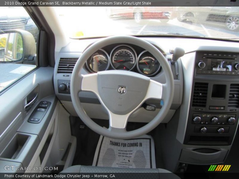 Blackberry Metallic / Medium Slate Gray/Light Shale 2010 Dodge Grand Caravan SE