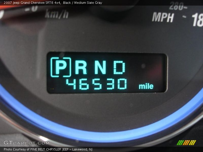 Black / Medium Slate Gray 2007 Jeep Grand Cherokee SRT8 4x4