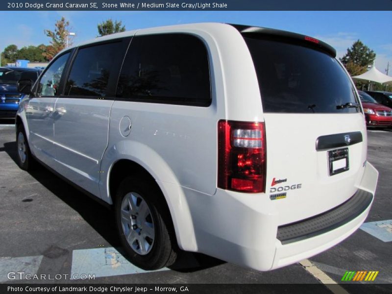 Stone White / Medium Slate Gray/Light Shale 2010 Dodge Grand Caravan SE