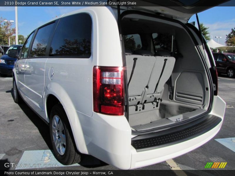 Stone White / Medium Slate Gray/Light Shale 2010 Dodge Grand Caravan SE
