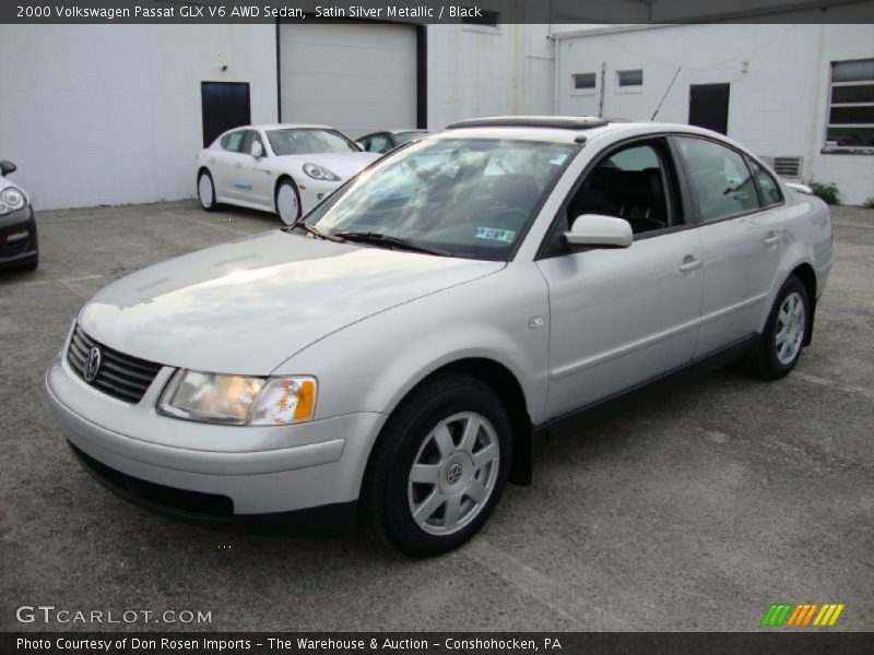 Satin Silver Metallic / Black 2000 Volkswagen Passat GLX V6 AWD Sedan