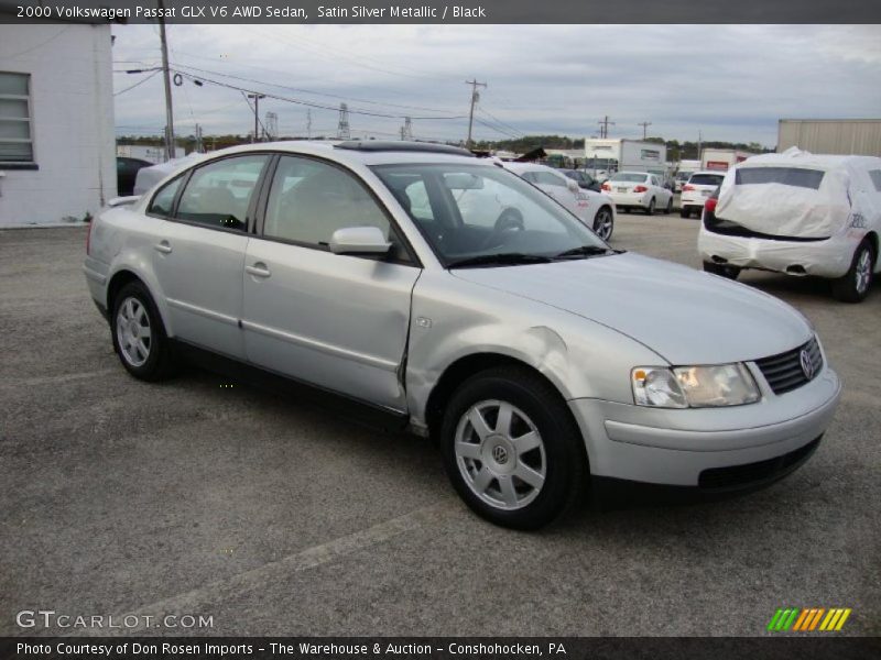 Satin Silver Metallic / Black 2000 Volkswagen Passat GLX V6 AWD Sedan