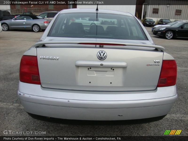 Satin Silver Metallic / Black 2000 Volkswagen Passat GLX V6 AWD Sedan