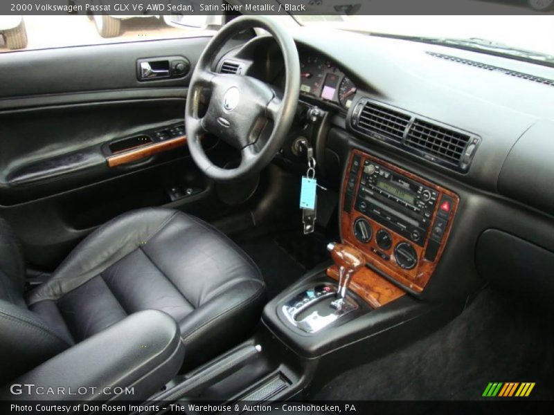  2000 Passat GLX V6 AWD Sedan Black Interior