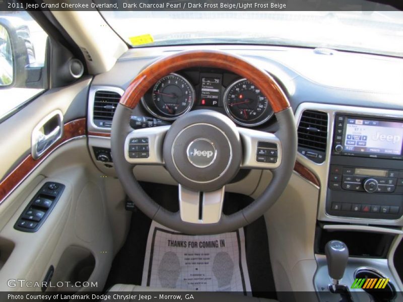  2011 Grand Cherokee Overland Steering Wheel