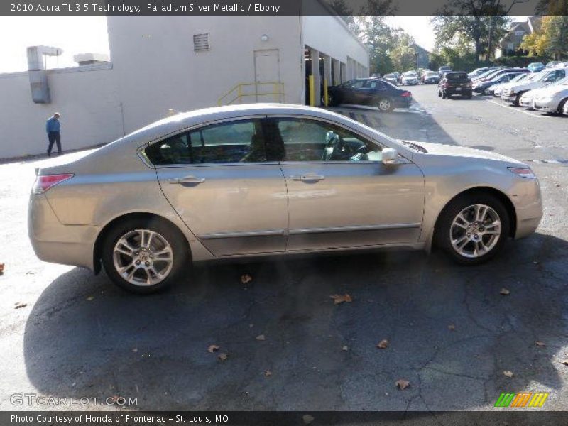 Palladium Silver Metallic / Ebony 2010 Acura TL 3.5 Technology