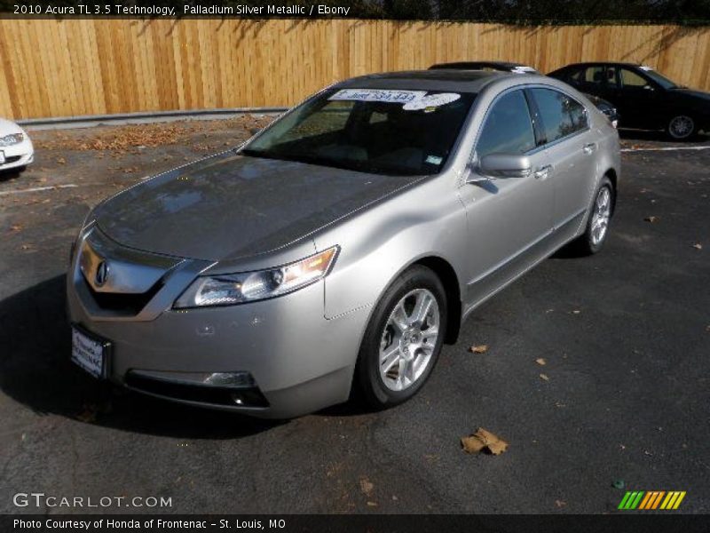 Palladium Silver Metallic / Ebony 2010 Acura TL 3.5 Technology