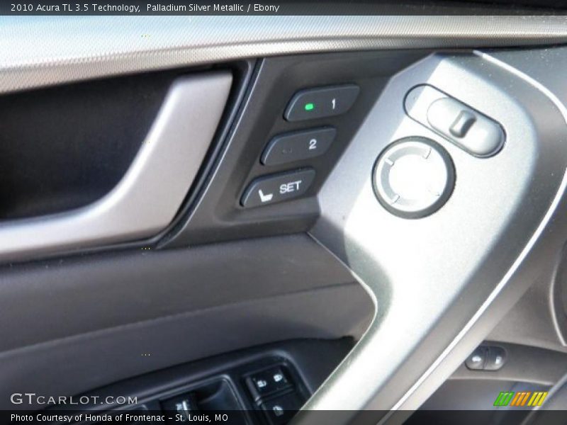 Palladium Silver Metallic / Ebony 2010 Acura TL 3.5 Technology