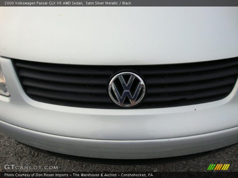 Satin Silver Metallic / Black 2000 Volkswagen Passat GLX V6 AWD Sedan
