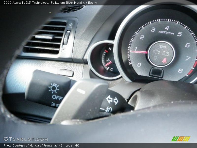 Palladium Silver Metallic / Ebony 2010 Acura TL 3.5 Technology