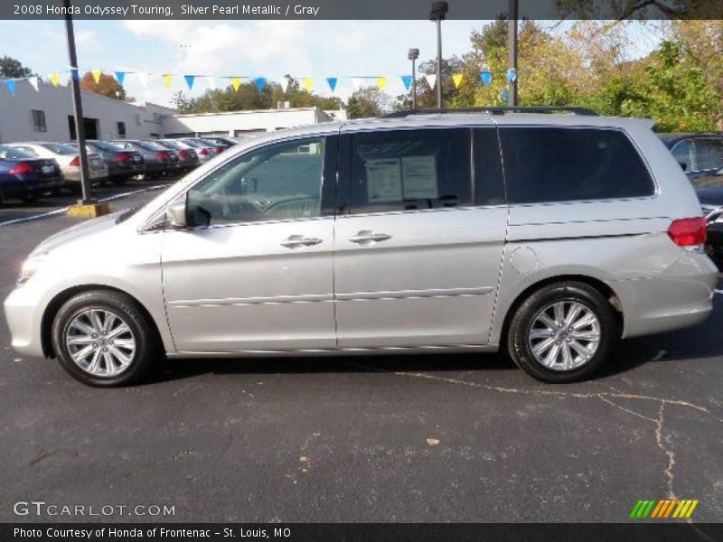 Silver Pearl Metallic / Gray 2008 Honda Odyssey Touring