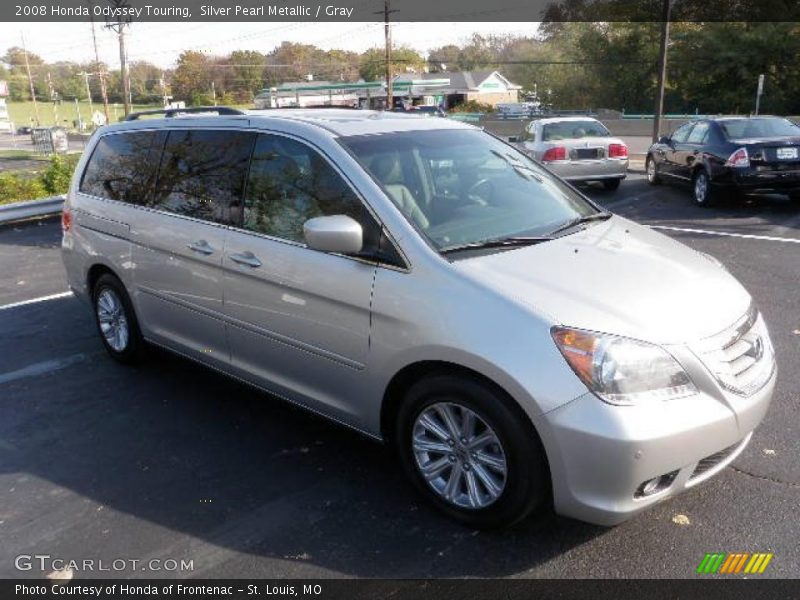 Silver Pearl Metallic / Gray 2008 Honda Odyssey Touring
