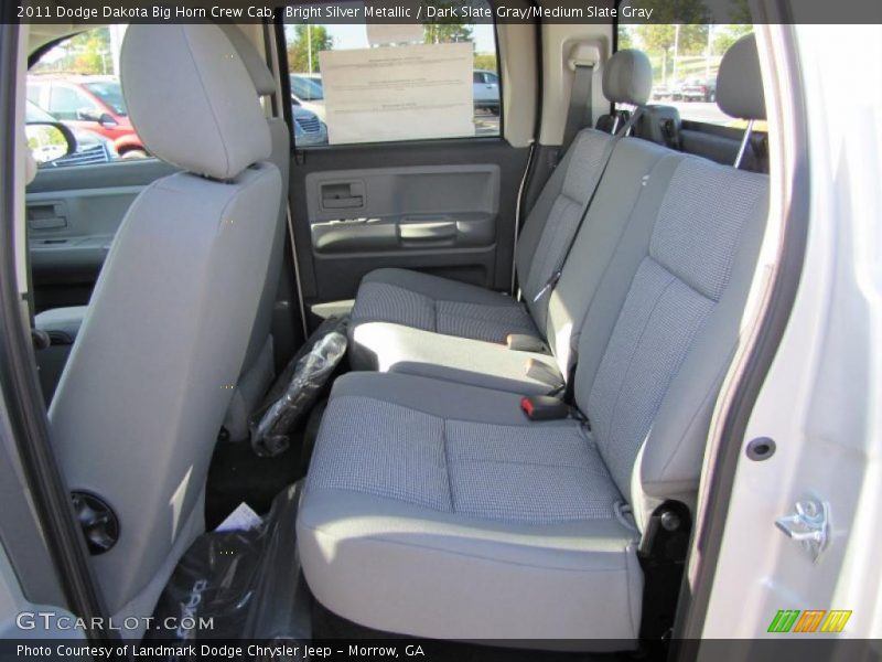  2011 Dakota Big Horn Crew Cab Dark Slate Gray/Medium Slate Gray Interior
