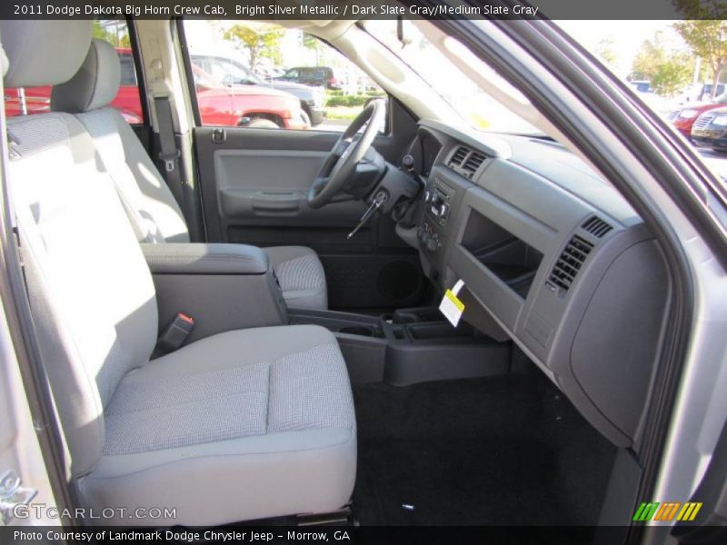  2011 Dakota Big Horn Crew Cab Dark Slate Gray/Medium Slate Gray Interior
