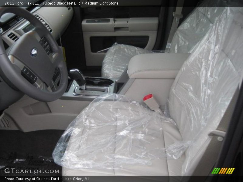 Tuxedo Black Metallic / Medium Light Stone 2011 Ford Flex SEL