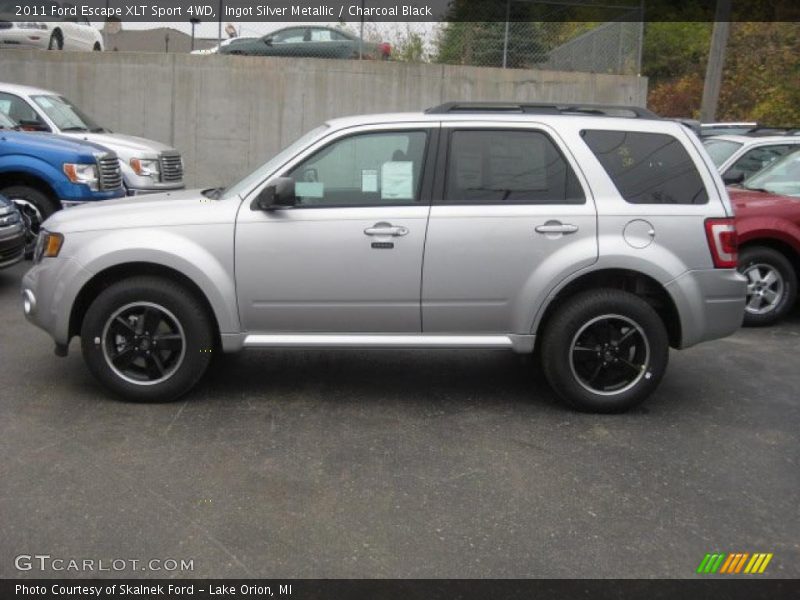 Ingot Silver Metallic / Charcoal Black 2011 Ford Escape XLT Sport 4WD