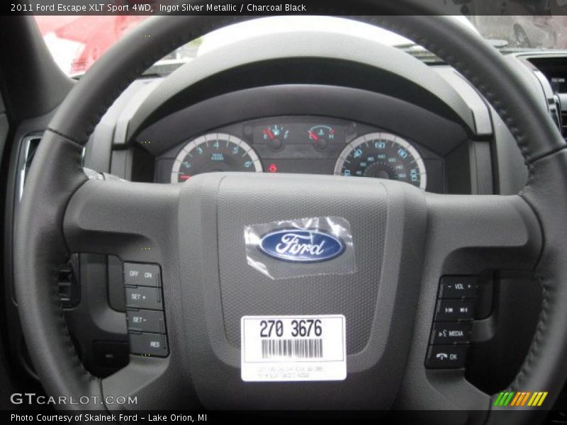 Ingot Silver Metallic / Charcoal Black 2011 Ford Escape XLT Sport 4WD