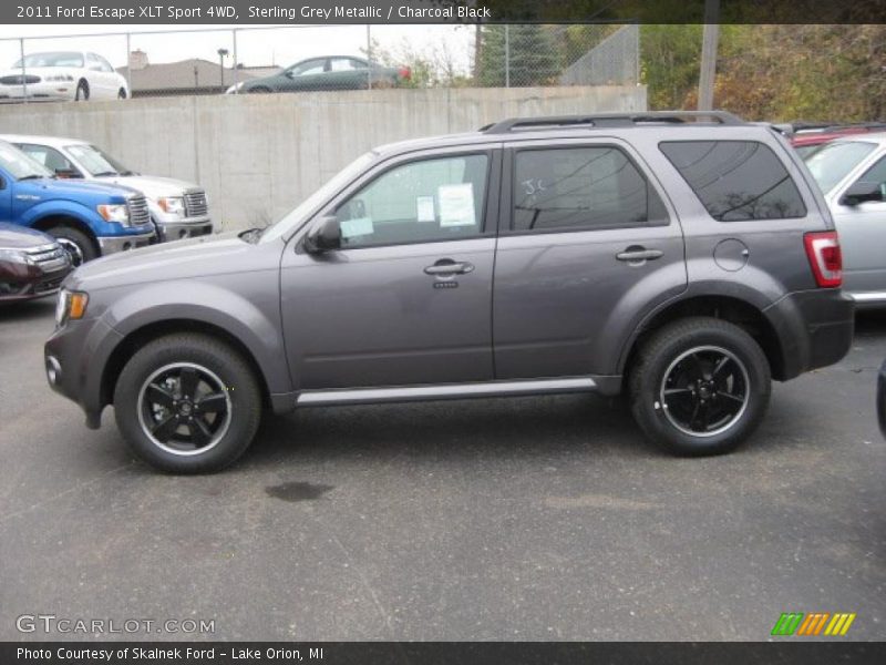 Sterling Grey Metallic / Charcoal Black 2011 Ford Escape XLT Sport 4WD